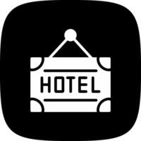 diseño de icono creativo de hotel vector