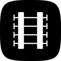 Train Tracks Creative Icon Design vector