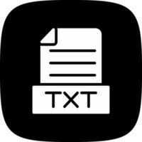 Txt Creative Icon Design vector