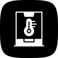 Smart Temperature Creative Icon Design vector