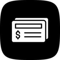 Cheque Creative Icon Design vector