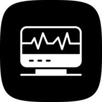 Electrocardiogram Creative Icon Design vector