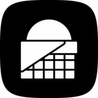 glyph corner inverted Design vector