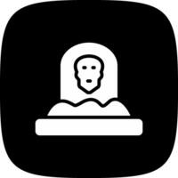 Grave Creative Icon Design vector