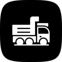 Dump Truck Creative Icon Design vector