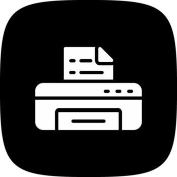Printer Creative Icon Design vector