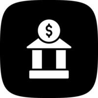 Investment Bank Creative Icon Design vector