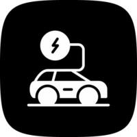 Electronic Car Creative Icon Design vector