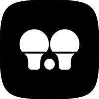 diseño de icono creativo de ping pong vector