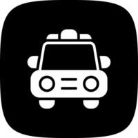 Police Car Creative Icon Design vector