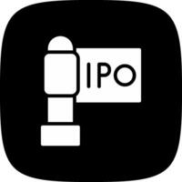 ipo creativo icono diseño vector