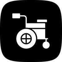 Wheelchair Creative Icon Design vector