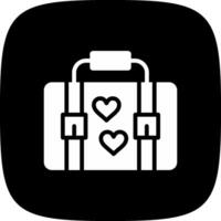 Suitcase Creative Icon Design vector