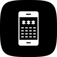 Pin Code Creative Icon Design vector