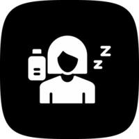 Fatigue Creative Icon Design vector