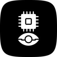 Eye Augmentation Creative Icon Design vector