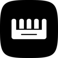 Comb Creative Icon Design vector