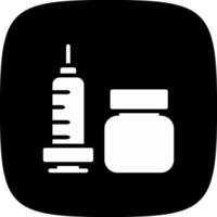 Vaccine Creative Icon Design vector