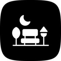 Park Landscape Creative Icon Design vector