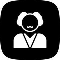 Old Man Creative Icon Design vector