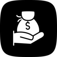 Money Bag Creative Icon Design vector