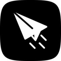 Paper Plane Creative Icon Design vector