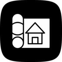 bosquejo de la casa diseño de icono creativo vector