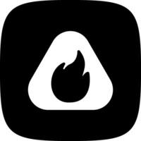 Flame Creative Icon Design vector