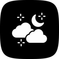 Cloudy Weather Creative Icon Design vector