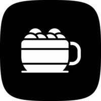 Hot Chocolate Creative Icon Design vector