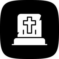 Gravestone Creative Icon Design vector