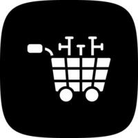 Shopping Cart Creative Icon Design vector