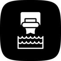 diseño de icono creativo de baloncesto de agua vector