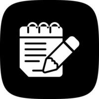 Notepad Creative Icon Design vector