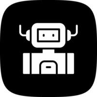 Industrial Robot Creative Icon Design vector