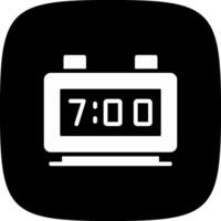 Digital Clock Creative Icon Design vector