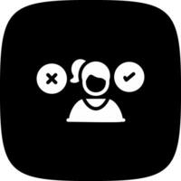 Conflicting Thoughts Creative Icon Design vector