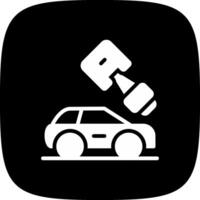 Car Parts Creative Icon Design vector