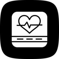 Heart Rate Creative Icon Design vector