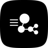 Molecular Structure Creative Icon Design vector