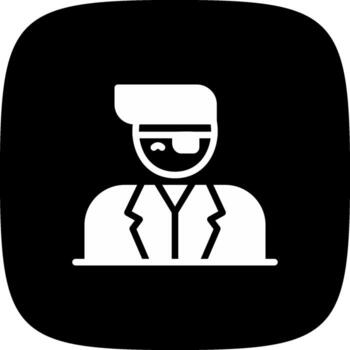 ojo parche creativo icono diseño vector