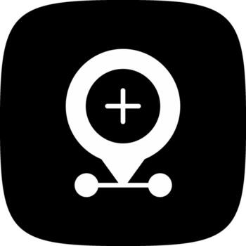 mapa ubicación creativo icono diseño vector