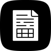 Spreadsheet Creative Icon Design vector