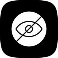 Blindness Creative Icon Design vector
