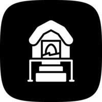 Chicken Coop Creative Icon Design vector