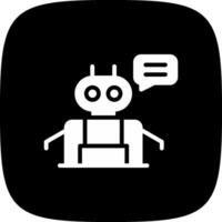 Chatbot Creative Icon Design vector