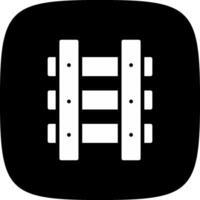 Train Tracks Creative Icon Design vector