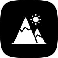 Mountain Creative Icon Design vector