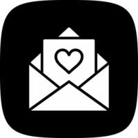 diseño de icono creativo de carta de amor vector
