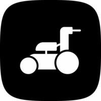 Lawnmower Creative Icon Design vector